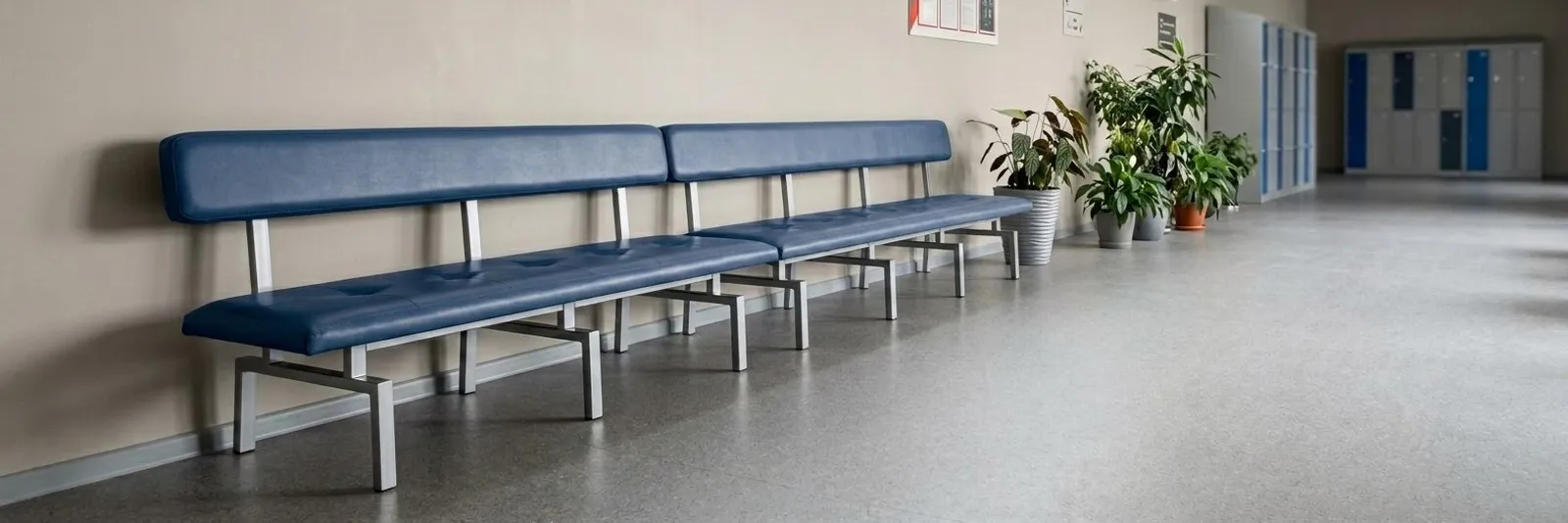 Скамейки Авеню со спинкой