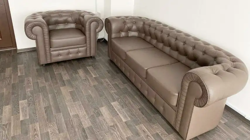 Диван и кресло Лондон для офиса