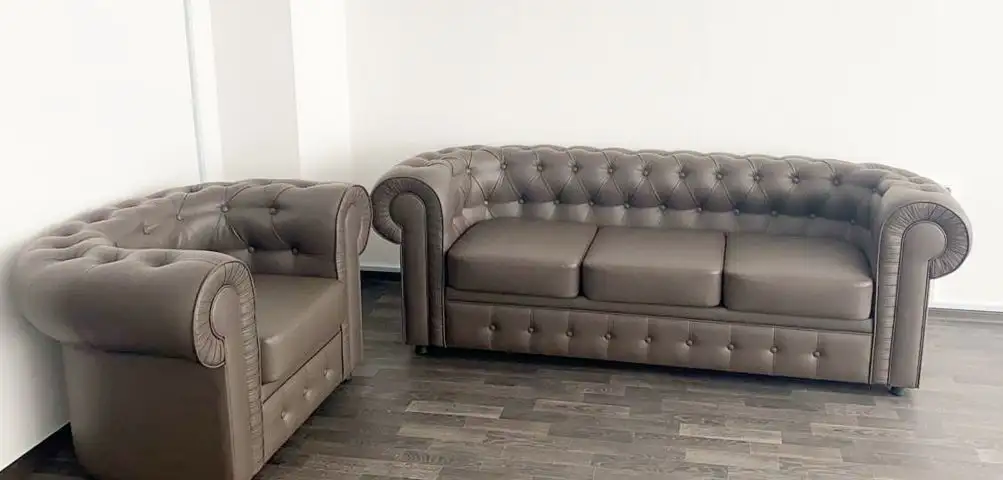 Диван и кресло Лондон для офиса